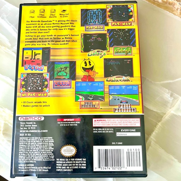 Pac-Man Nameco Museum Nintento Gamecube - Picture 3 of 4